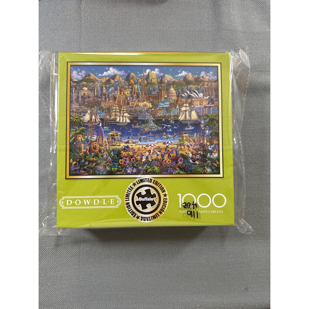 Dowdle Limited Edition Buffalo Games 1000 Piece Jigsaw Puzzle World Landmarks